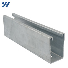 Canal de suporte de aço galvanizado resistente à corrosão